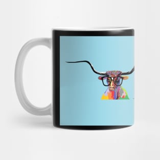Hipster Longhorn Mug